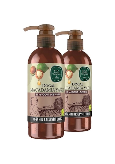 Eyüp Sabri Tuncer Doğal Macadamia Yağlı El ve Vücut Losyonu 2 x 250 ML