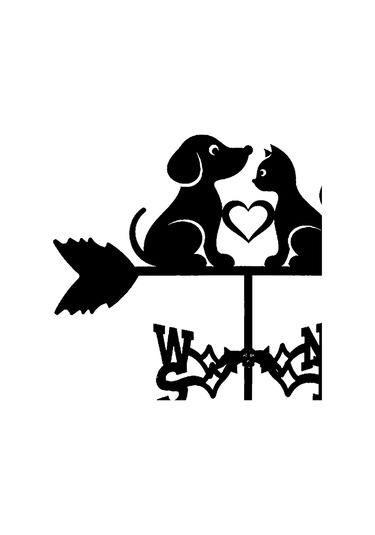 Homyl Rüzgar Gülü Yönü Göstergesi Metal Süs, Bahçe Dekoru