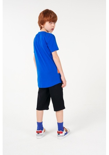 Brz Kids Neon Baskılı Erkek Çocuk Kısa Kollu T-Shirt