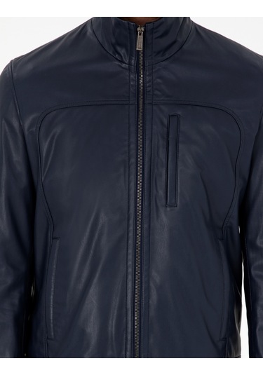 Pierre Cardin Erkek Lacivert Deri Mont-kaban 50300560-200 Lacivert