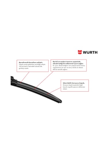 Würth Muz Silecek Takımı Byd Seal U 2024-2025 İle Uyumlu