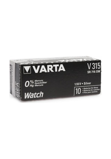 Renata 315 Sr716sw 1.55v Alkalin Saat Pili 10 Adet Tdrtr