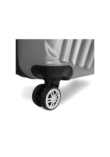 Wexta Wx-400 Gümüş Kabin Boy Valiz Gümüş