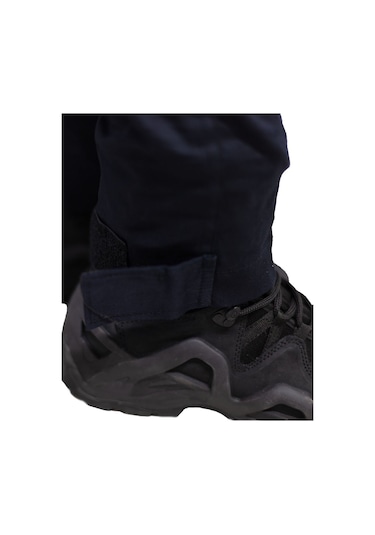 Lacivert Likralı Outdoor Gabardin Kargo Pantolon