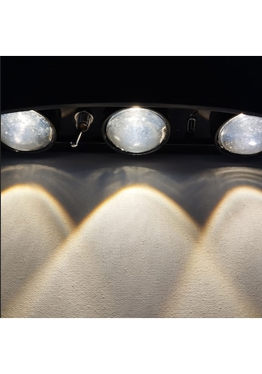 Mimarled Şarjlı Yatak Başı Led Aplik Aydınlatma Gün Işığı