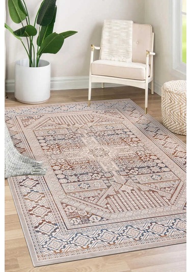 Paradise Krem Bej Halı Yumuşak Oturma Odası Salon Çocuk Odası Mut Krem Bej