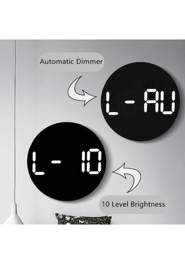 Trendooze Ve Sıcaklık Seçenek Saati Renkli Renkli Modern Göstergeli Duvar Dijital Çok Çok Akıllı - Uw ÇOk Renkli
