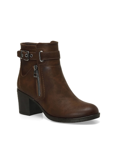 Butigo 24k-1031 4pr Taba Kadın Topuklu Bot 000000000101924972 Taba