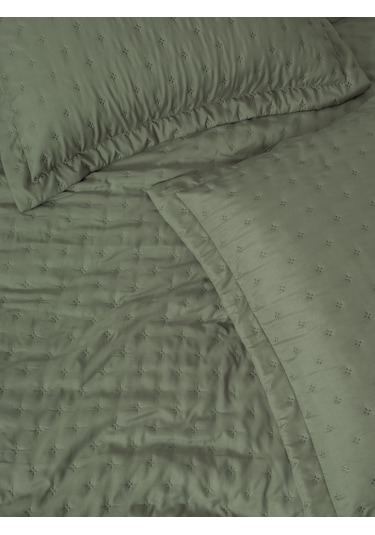 Cotton Box Serra Çift Kişilik Yatak Örtüsü Niva Adaçayı Adaçayı