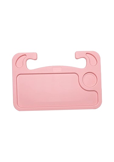 Homyl Araba Direksiyon Masası Seyahat Yiyecek Tepsisi Pembe