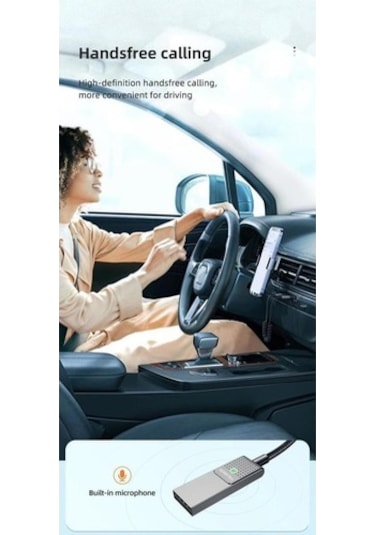 Mcdodo Bluetooth Receiver Aux Kablo Wireless Araç Kiti Ca-8700 (487323324)