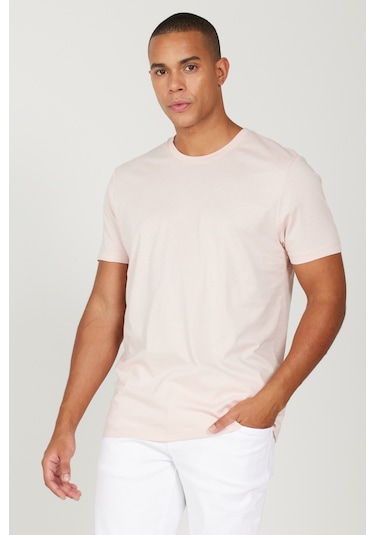 Ac&Co / Altınyıldız Classics Slim Fit Bisiklet Yaka Kısa Kol Pamuklu Erkek Tişört Gülkurusu Ac&Co / Altınyıldız Classics Slim Fit Bisiklet Yaka Kısa Kol Pamuklu Erkek Tişört Gülkurusu