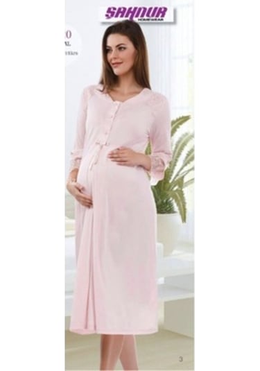 Şahnur 2192 Hamile Lohusa Bayan Gecelik (554028605)