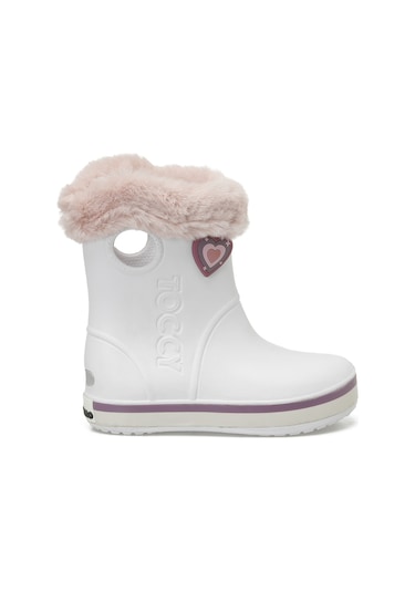 Bınono Tog X P 3pr Beyaz Kız Çocuk Yağmur Çizmesi 000000000101486701 Beyaz - Pembe