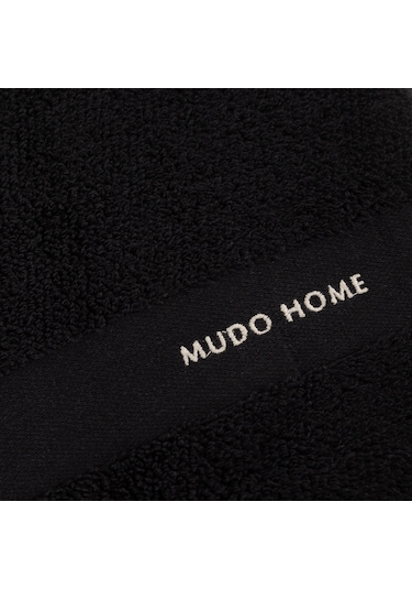 Mudo Home Mudo Home Yüz Havlusu Siyah 50x80