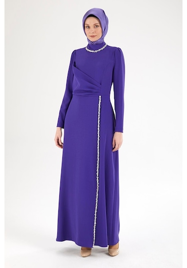 Armine Trend Taş Desenli Elbise-morcivert 25yt912 Morcivert Armine Trend Taş Desenli Elbise-morcivert 25yt912 Morcivert