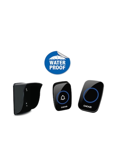 Kablosuz  Uzaktan Kumandalı Kapı Zili -Su Geçirmez Koruyucu Kapak
