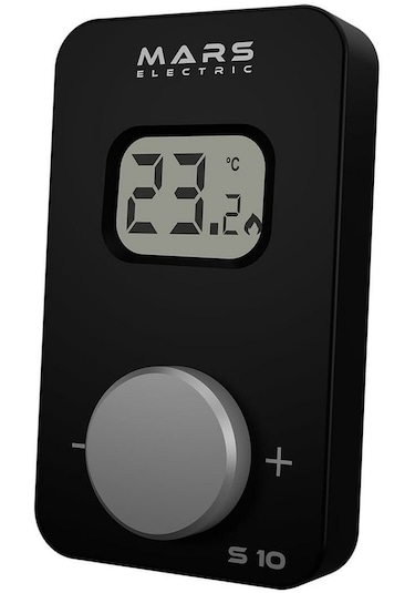 Mars S10 Kablosuz Siyah Oda Termostadı