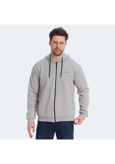 Slazenger KOZZAX IN Erkek Sweatshirt Gri