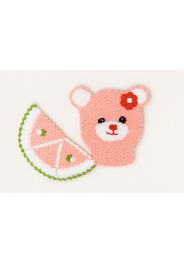 Devigo El Örgüsü Banyo Lifi El Yapımı Doğal Uzun Ömürlü Turuncu Beyaz