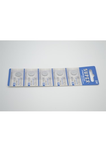 Supex Cr1216 3v Lityum Düğme Pil 5 Adet