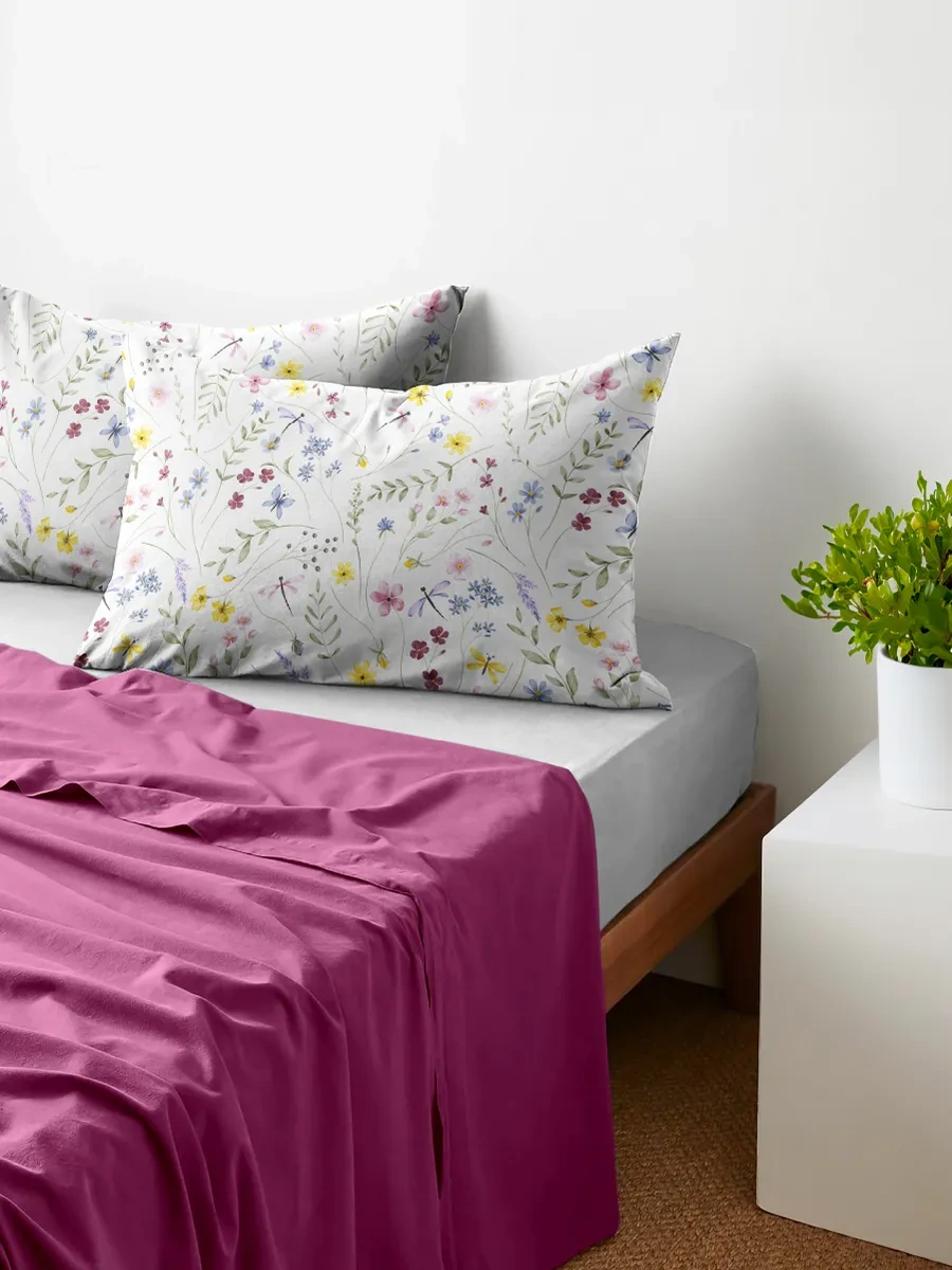 Vasilisa 50x70 Cm Yastık Kılıfları, 2 Adet, Pazen Kumaş, %100 Pamuk 367510325 Gri