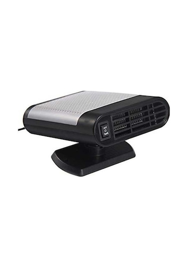 Pazly Arac İçin 360 Dönebilen Isıtma & Soğutma Üfleyici - Sisleme, Buz Çözücü, Siyah-kırmızı, 150w, 12v, 150x110x75mm