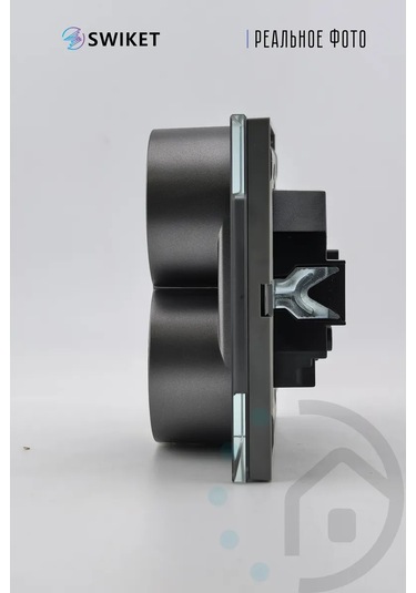 Lajt Haus Çiftli Cam Gömme Topraklamalı Priz 390145017 Çift Priz