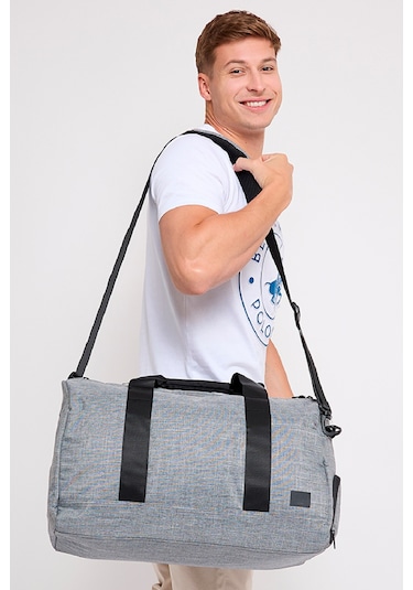 Herschel Novel Duffle Tech El Valizi 11291 Raven Crosshatch Çok Renkli