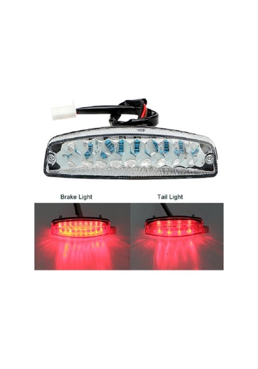 Suntek Led Arka Işıklar Motosiklet Kuyruk Fren Işık Göstergesi Lambası Atv Quad Kart İçin