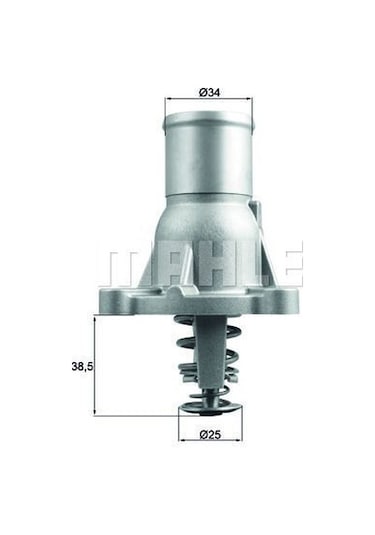 MAHLE TI26092 TERMOSTAT 92°C KOMPLE ASTRA J INSIGNIA ZAFIRA B COR
