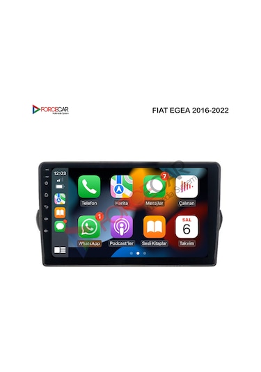 FİAT EGEA ANDROİD MULTİMEDYA 2_32 KABLOSUZ CARPLAY