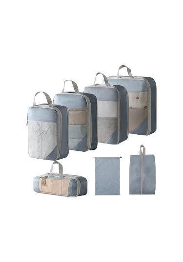 Tangshopping Seyahat Sıkıştırma Ağ Depolama Kitigri 7 Parçalı Takım Diğer