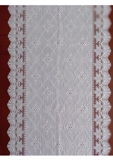 Stylishlook Dantel Ajurlu Pvc Peçete 50x150 Cm 213786549 Beyaz