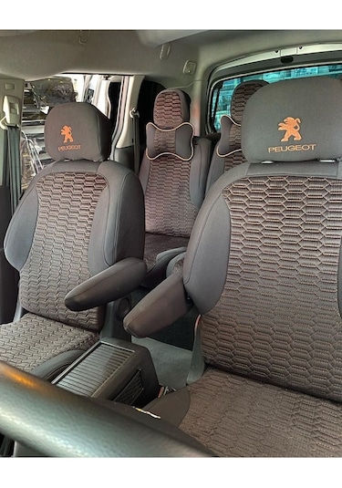 Peugeot Partner Tepee Araca Özel Oto Koltuk Kılıfı.