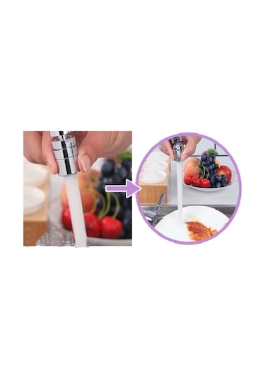 Hms Pirinç 360 Derece Oynar Başlıklı Mutfak Eviye Bataryası