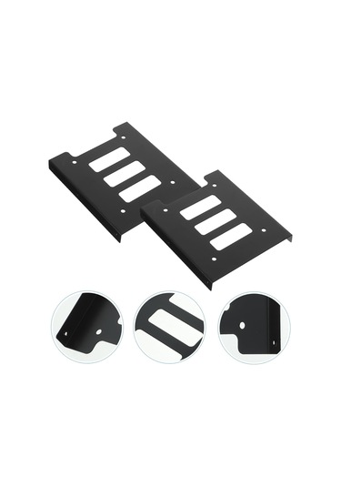 Masaüstü Bilgisayar Ve Aksesuarla Uyumlu Drive Bay Dönüştürücü İçin 12 Pc Sabit Disk Montaj Braketi