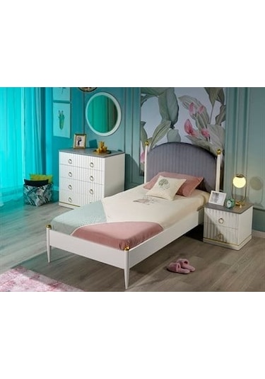 Meltem Kids Linda Genç Odası Tek Kişilik Karyola 120x200 Cm