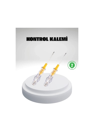 Ceylan Adam Elektrik Test Kalemi Neon Işıklı Nikel Kaplama 110-220v Dirençli