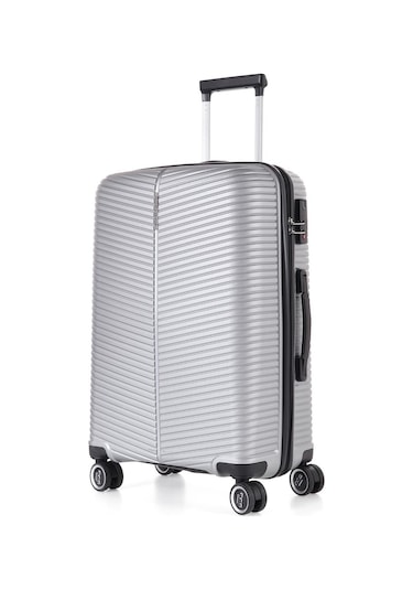 Ççs 5224 Polipropilen Büyük Boy Valiz-gümüş Gümüş