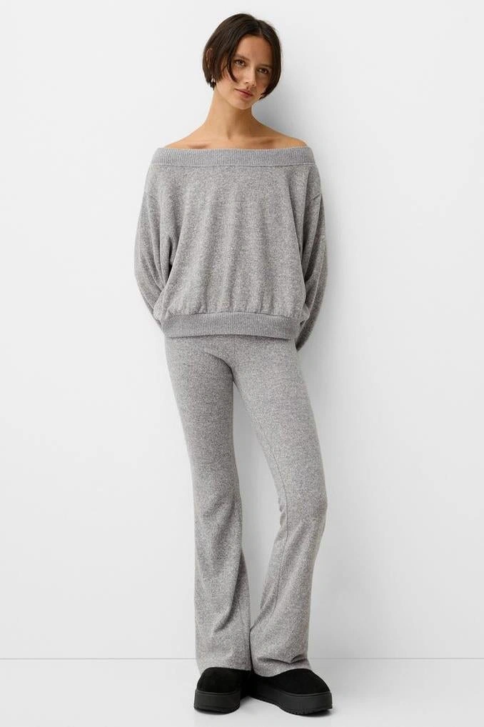 Gri Bluz Pantolon İkili Takım Mg2289 Gri