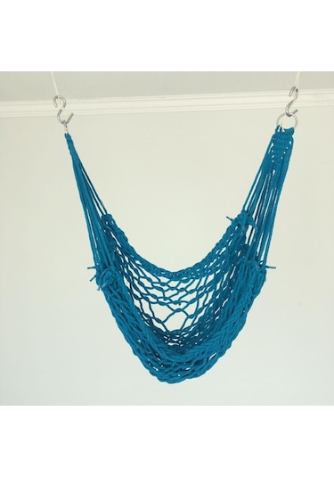 Suntek Magideal Taşınabilir Hamak Salıncak Kamp Halat Sandalye Ev Mavi