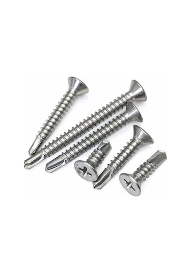  Yhb Sac Vidası Matkap Uçlu Vida Akıllı Vida 100 Adet  3,9 x 13 MM