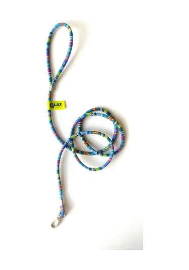 Glax Tools Kedi Köpek Gezdirme İpi Zinciri Tasma Halatı Kayışı Mavi 150 CM Mavi