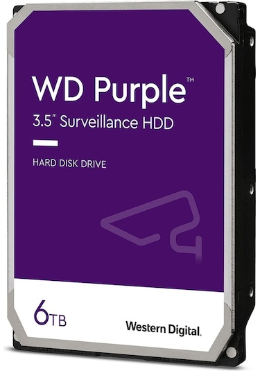 WD Purple WD62PURZ 3.5" 6 TB 5400 RPM SATA 3 HDD
