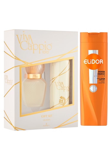 Viva Capio Lola Kadın Parfüm Edt 60 Ml + Deodorant 150 Ml Set + Elidor Onarıcı Şampuan 400ml Çiçek