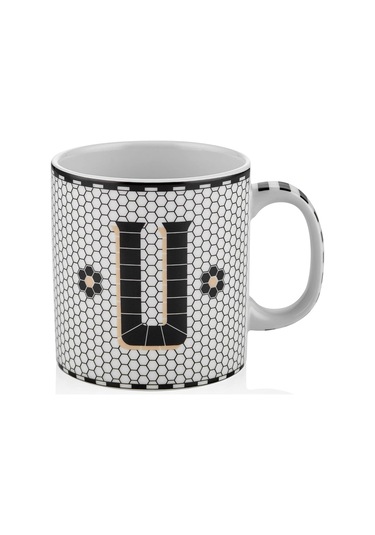 Monogram Kupa U Açık Ahşap