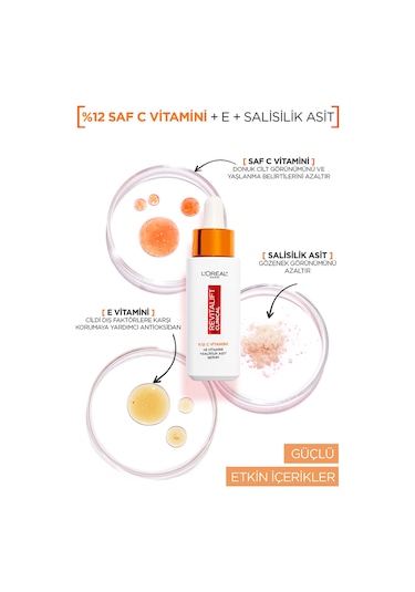 L'Oreal Paris Revitalift Clinical C Vitamini Aydınlatıcı Serum 30 ML