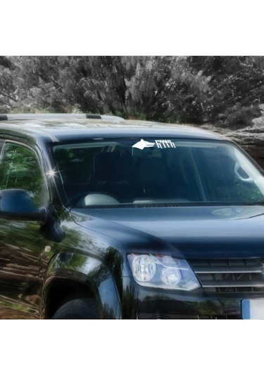 Göktürk Göktürkçe Türk Yazılı Kurt Transfer Sticker Gri
