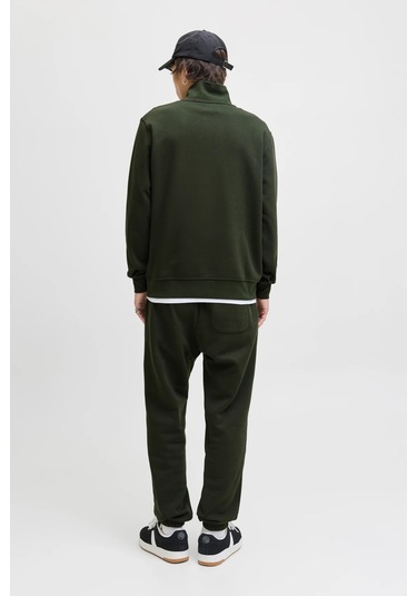 Jack & Jones Erkek Sweat 12278793 Koyu Yeşil Koyu Yeşil Jack & Jones Erkek Sweat 12278793 Koyu Yeşil Koyu Yeşil